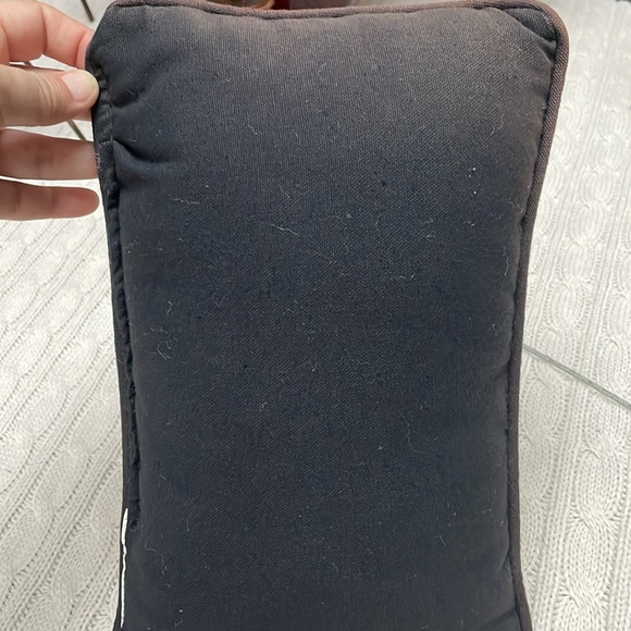 Decorative pillow. Fisherman flies fishing line tapestry black back fabric - Picture 10 of 12